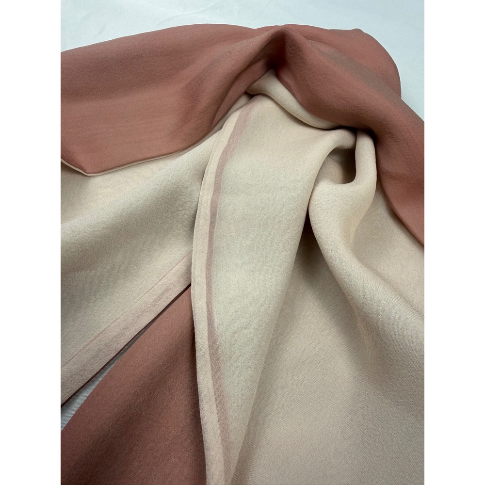 Ralph Lauren Collection Purple Label Silk Scarf Pink Cream Made in Japan - Picture 12 of 14